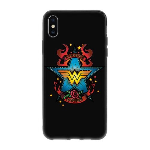 фото Чехол для apple iphone xs max, wonder woman, черный, deppa 107700