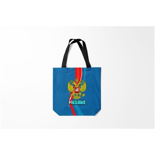 фото Сумка-шоппер / 40х40 см / птицы / орлы герб михаил burnettie