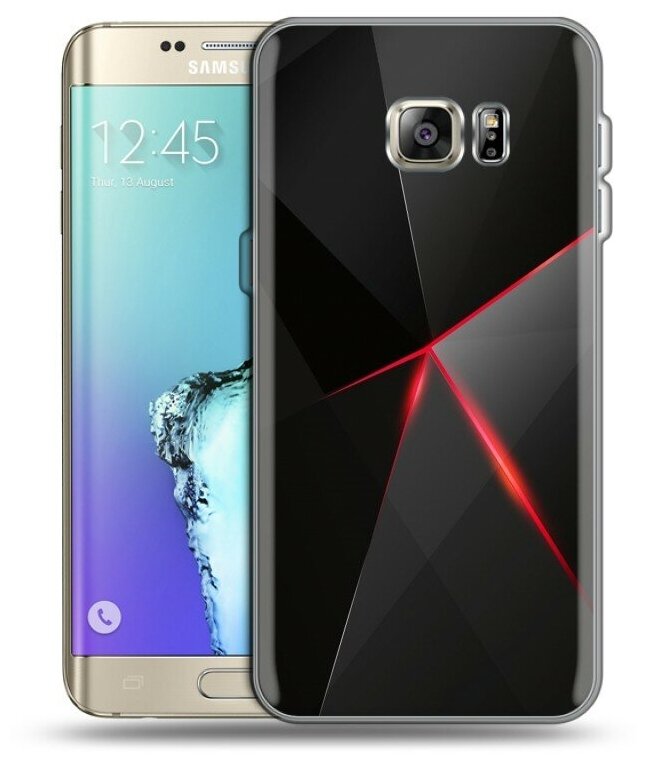 Дизайнерский силиконовый чехол для Самсунг S7 Edge / Samsung Galaxy S7 Edge Энергия красоты