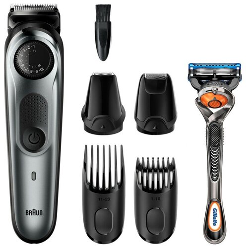 Триммер для бороды Braun BT7220 + Бритва Gillette