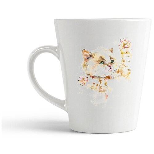 фото Кружка-латте coolpodarok "животные. котенок2"