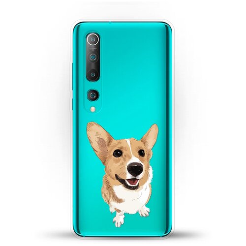 фото Силиконовый чехол хороший корги на xiaomi mi 10 pro andy & paul