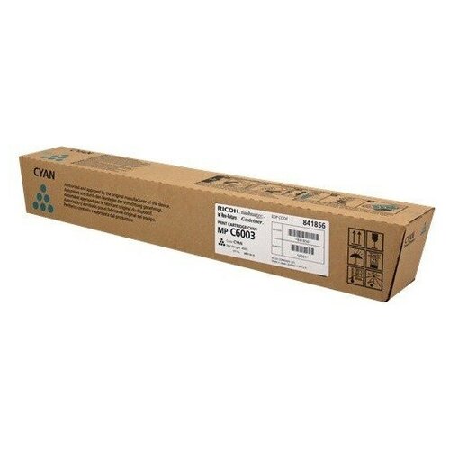 Картридж Ricoh MP C6003 Cyan тонер туба ricoh тип mp c6003 841854 желтый 22 500 страниц для aficio mp c4503 c5503 c6003