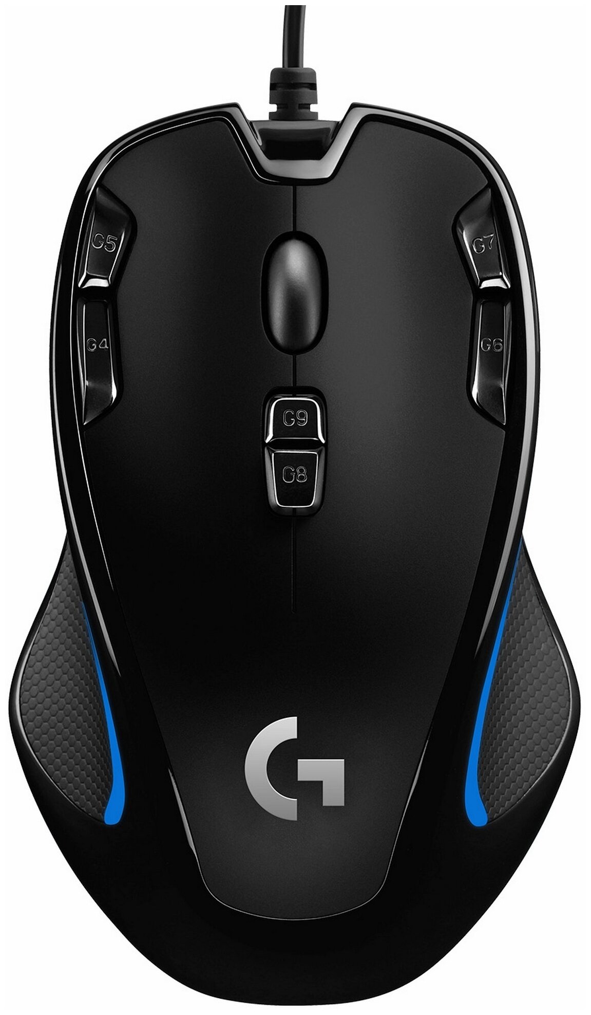 Мышь Logitech G300s, игровая, оптическая, проводная, USB, черный [910-004345]