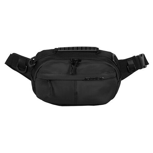 Сумка на пояс / Ozuko / 9260 Металлическая пластина 26х11х16 см / чёрный / (One size)