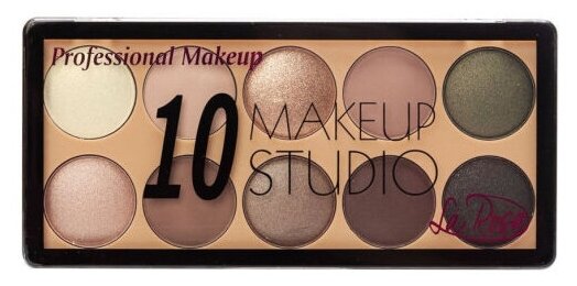 La Rosa Палетка теней для век MAKEUP STUDIO 10 цветов