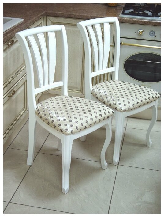 EVITAmeb / Стул Венеция 20 Белый 2 шт / Стулья для кухни / стулья для гостиной / стулья со спинкой / комплект - фотография № 2
