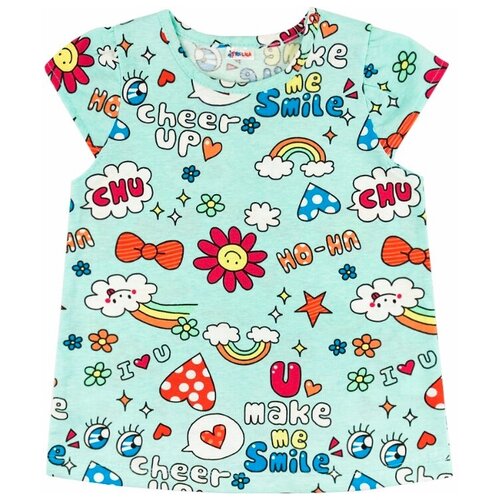 Футболка детская, для девочки, размер 92-98