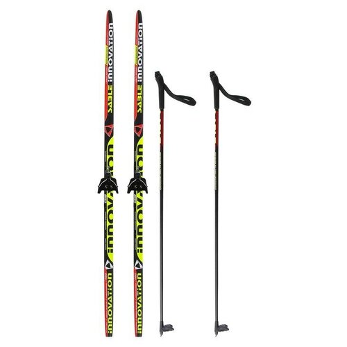 фото Комплект лыжный бренд цст step, 160/120 (+/-5 см), крепление nn75 мм, цвет микс mikimarket