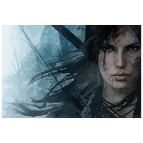 Картина по номерам на холсте игра Tomb Raider Lara Croft Лара Крофт Расхетительница гробниц - 6580 Г 60x40 картина по номерам на холсте игра tomb raider lara croft лара крофт расхетительница гробниц 6579 в 60x40