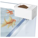 Автоматическая кормушка для рыб белая - изображение