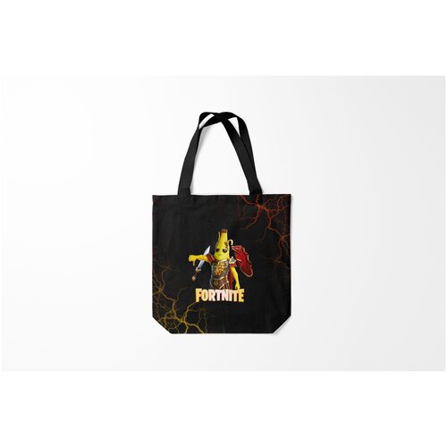 фото Сумка-шоппер / 40х40 см / геймерам / fortnite potassius peels peely burnettie