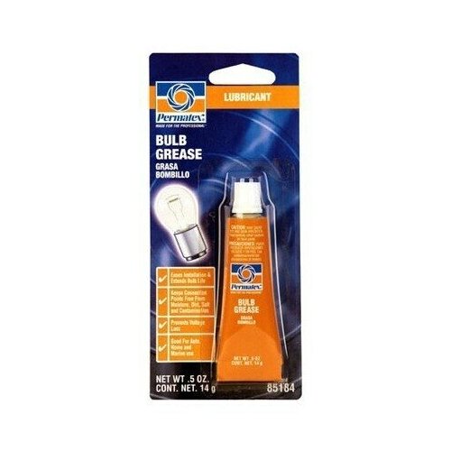 PERMATEX PR85184 смазка диэлектрическая для ламп и контактов PERMATEX BULB GREASE 14гр.