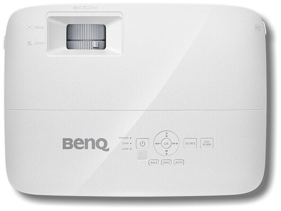 Проектор BenQ MX550 white (DLP, 1024x768, 3600Lm, 1.96-2.15:1, 20000:1, VGA, 2xHDMI, Composite, S-Video, USB-B, RS-232) (9H.JHY77.1HE)