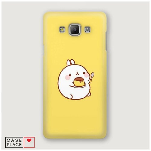 фото Чехол пластиковый samsung galaxy grand prime кролик просит добавки case place