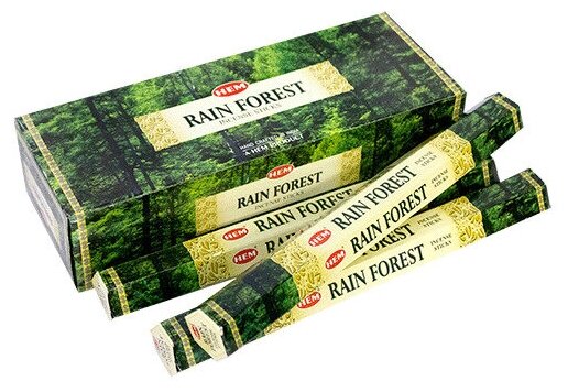 Благовония палочки HEM Тропический лес Rain Forest 120 шт