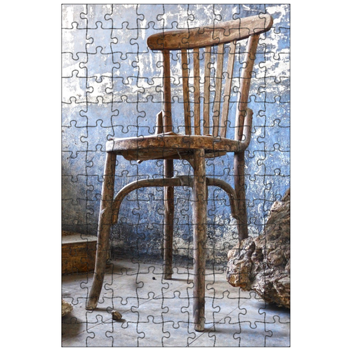 фото Магнитный пазл 27x18см."стул, древний, винтаж" на холодильник lotsprints