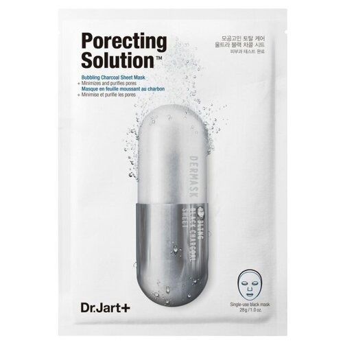 Маска Капсулы красоты интенсивное очищение и сужение пор 1 шт. DR JART+ DERMASK ULTRA JET PORECTING SOLUTION