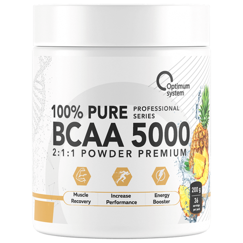 Optimum System BCAA 5000 Powder (200г) Кола-ваниль