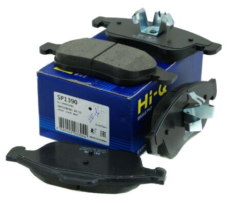 Дисковые тормозные колодки передние SANGSIN BRAKE SP1390 (4 шт.)