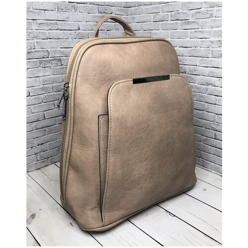 фото Рюкзак шоппер , фактура гладкая, коричневый bental