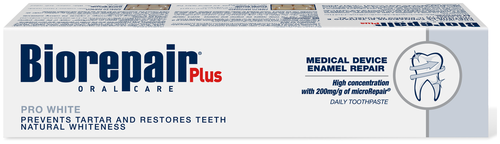 Зубная паста Biorepair Plus Pro White, 75 мл, 150 г