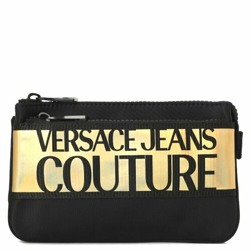 сумка поясная pepe jeans повседневная полиэстер черный Сумка поясная Versace Jeans Couture, черный