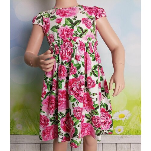 Платье Ивашка, размер 116, розовый