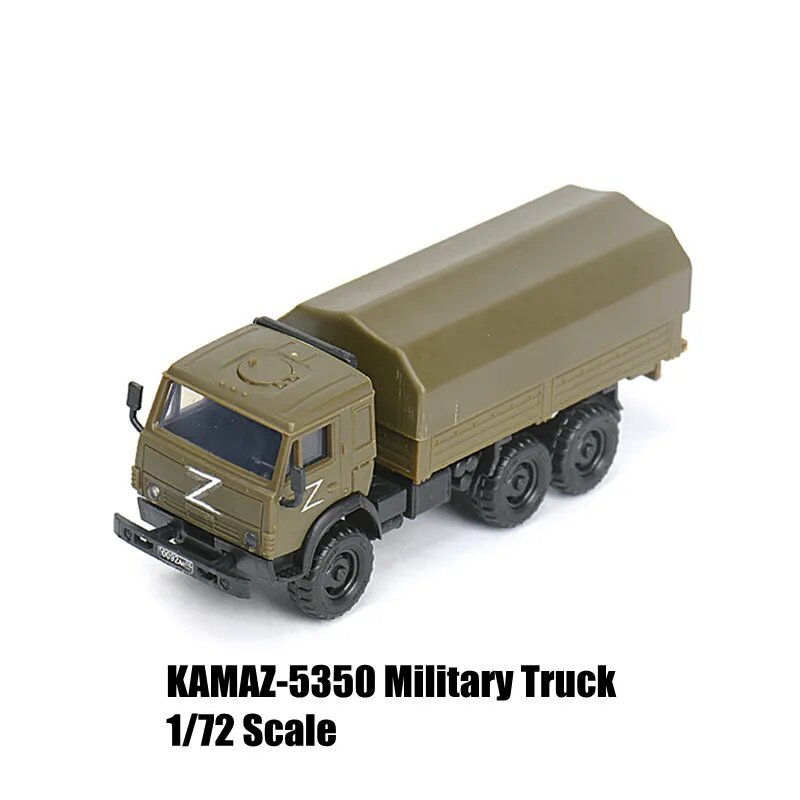 Модель грузовика КАМАЗ-5350 1:72, military truck, Мужской