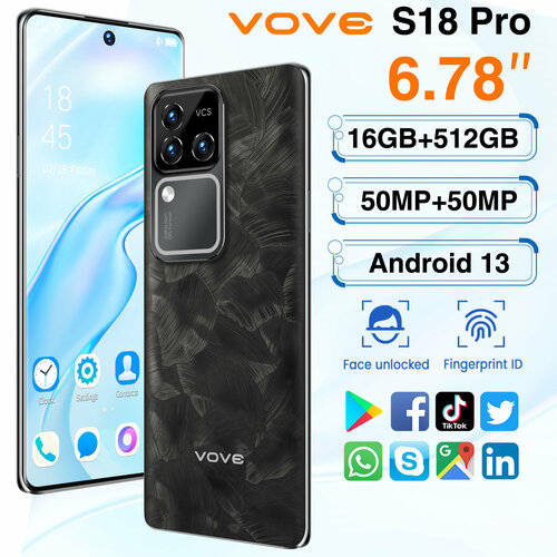 Игровой смартфон S18 Pro 16512 ГБ 5000 мАч 90 Гц 11006₽