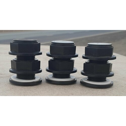 Комплект 3шт- отвод из бака ОБ-20Н - врезка предназначен для отвода воды из бака подсоединение деталей например крана с резьбой 34 585₽