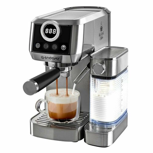 Кофеварка рожковая электрическая Endever Costa-1098 1400 Вт 20 Бар 17996₽