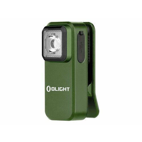 Фонарь Olight Oclip OD Green, Li-ion 280 mAh, 8 режимов, 300 люмен (Комплект)