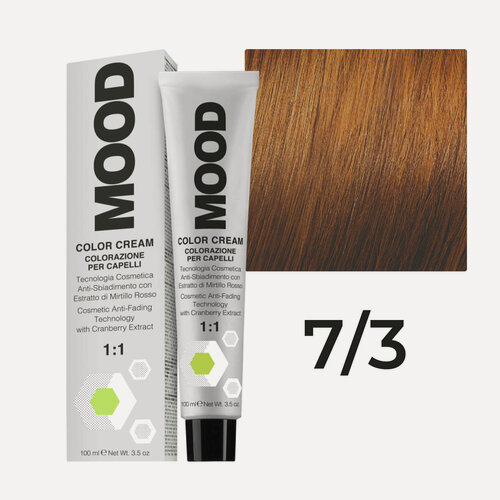 Изображение товара Краска для волос профессиональная Mood 7/3 Русый Золотистый 100 мл