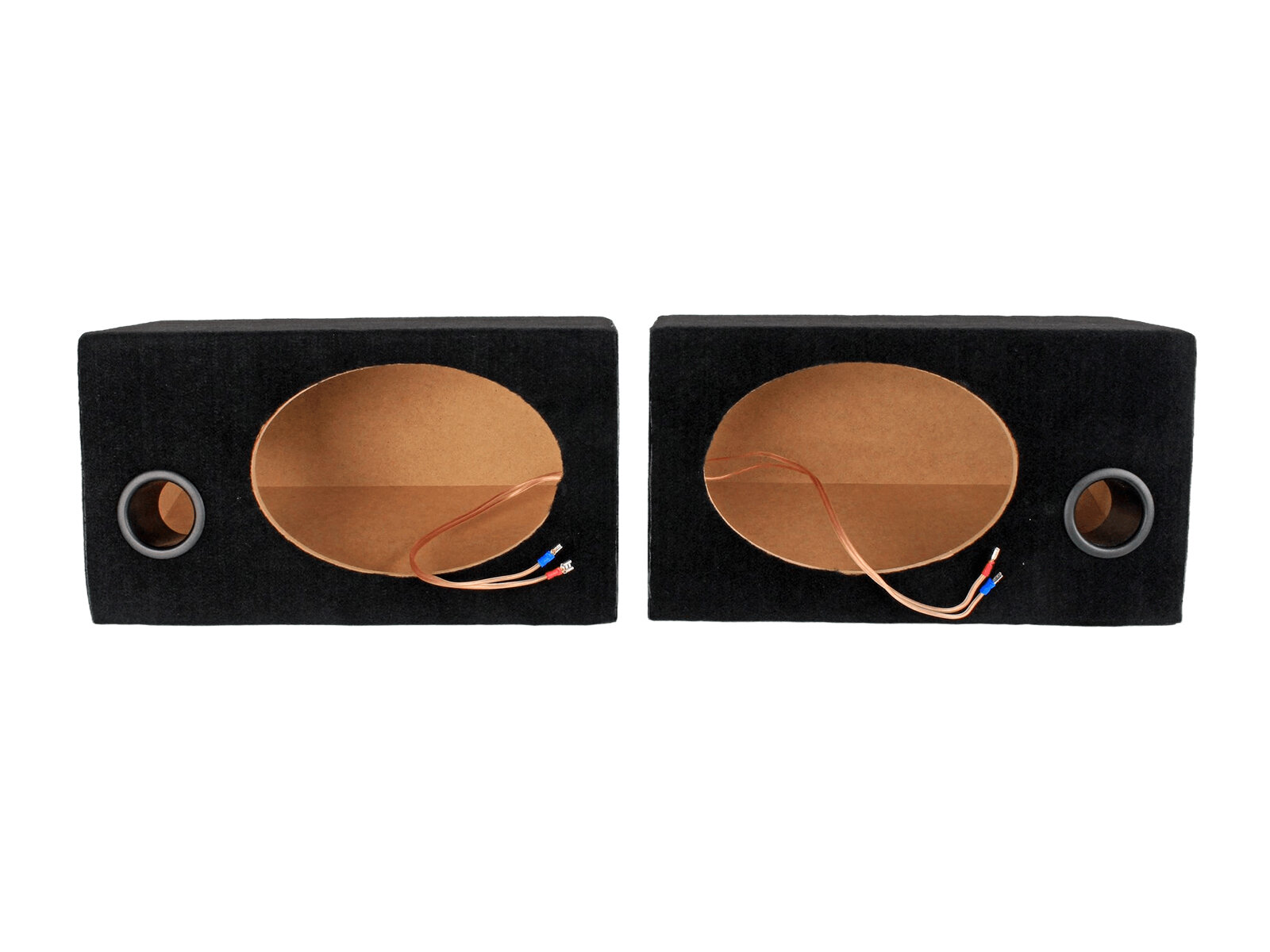 Короб для акустики 6х9 с фазоинвертором карпет 2шт к-т