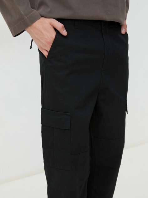 Брюки карго Maison David, размер M, чёрный — фото 1