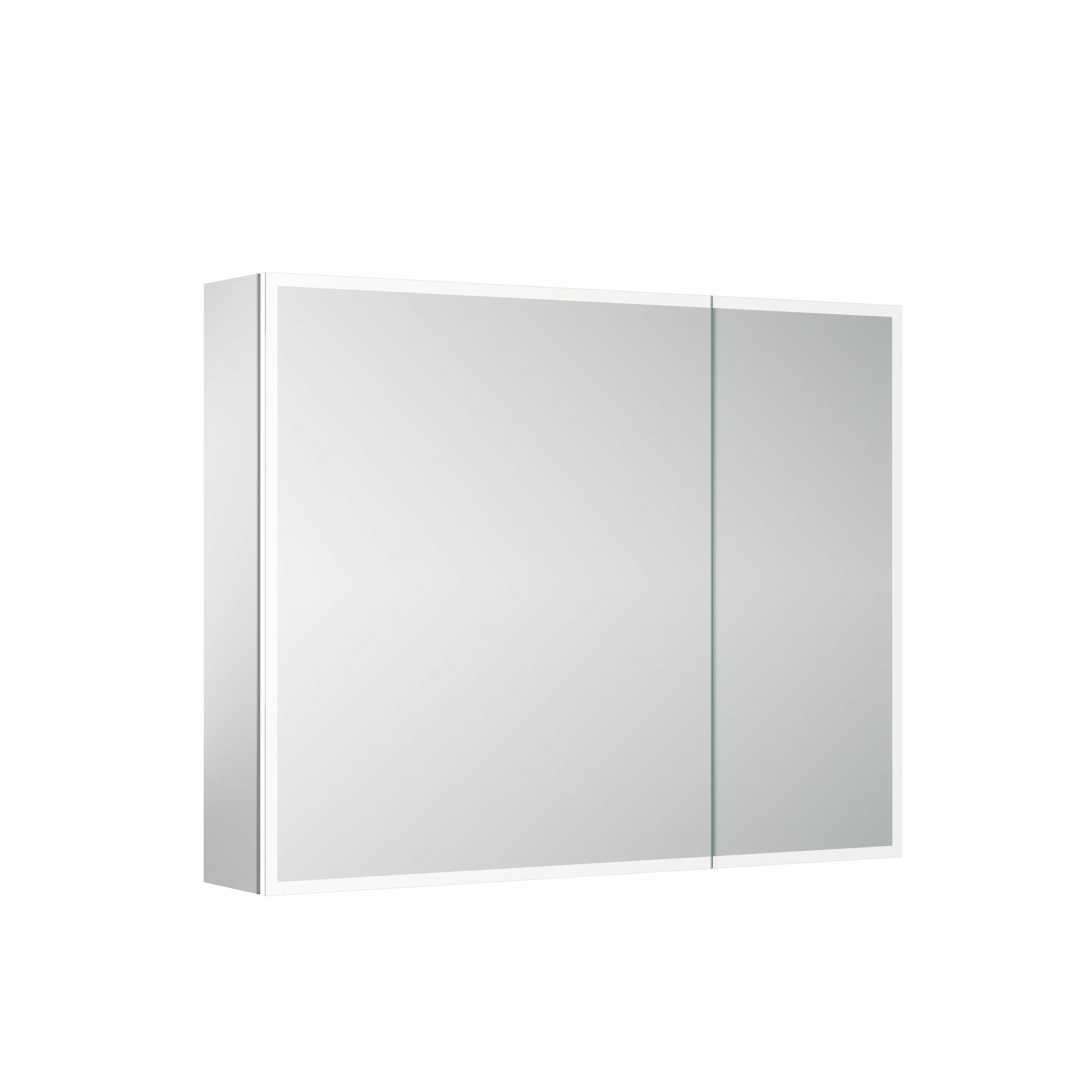 Зеркальный шкаф для ванной комнаты Sancos Evoke 900x700х136 мм с LED подсветкой SC8090