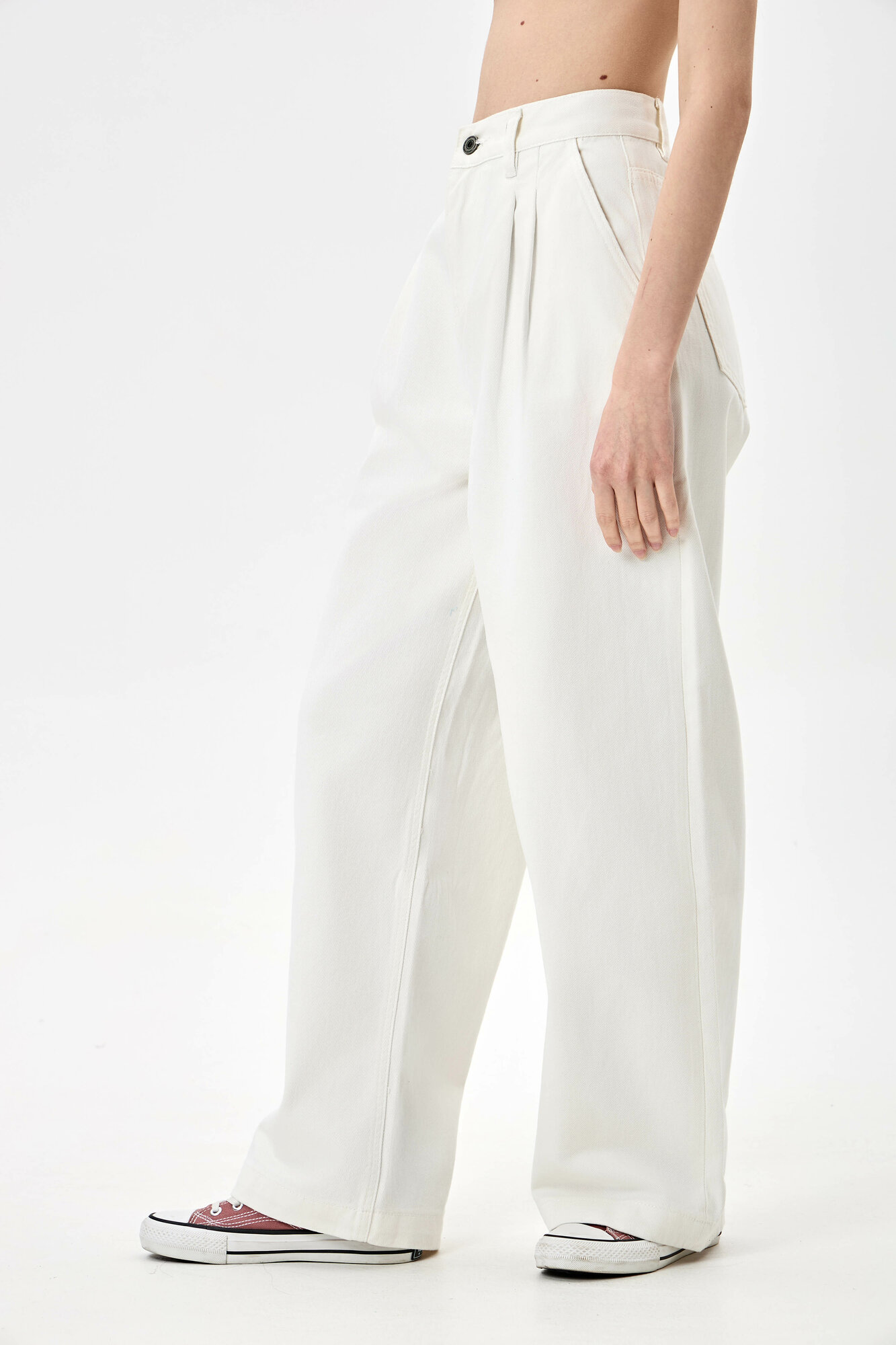 Джинсы палаццо TERRA PRO, размер M, white — фото 1