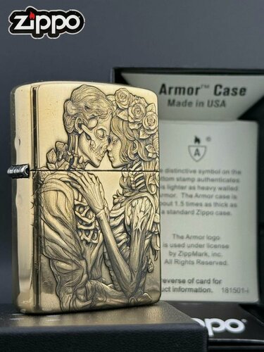 Изображение товара Бензиновая зажигалка Zippo Armor Любовь до смерти