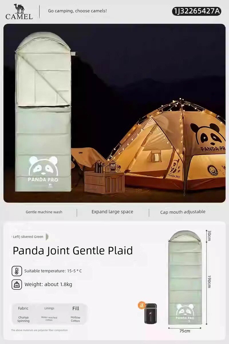 Детский спальный мешок марки Camel для малышей и детей постарше, утолщенный для осени и зимы, защищающий от холода и