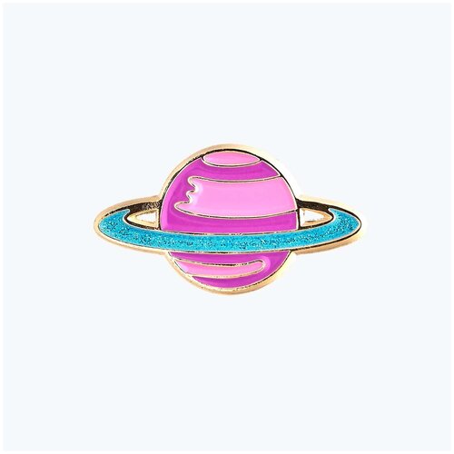 Значок WAF-WAF, фиолетовый значок пин металлический waf waf сатурн