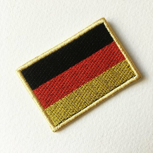 Нашивка флаг Германии 6х4 см