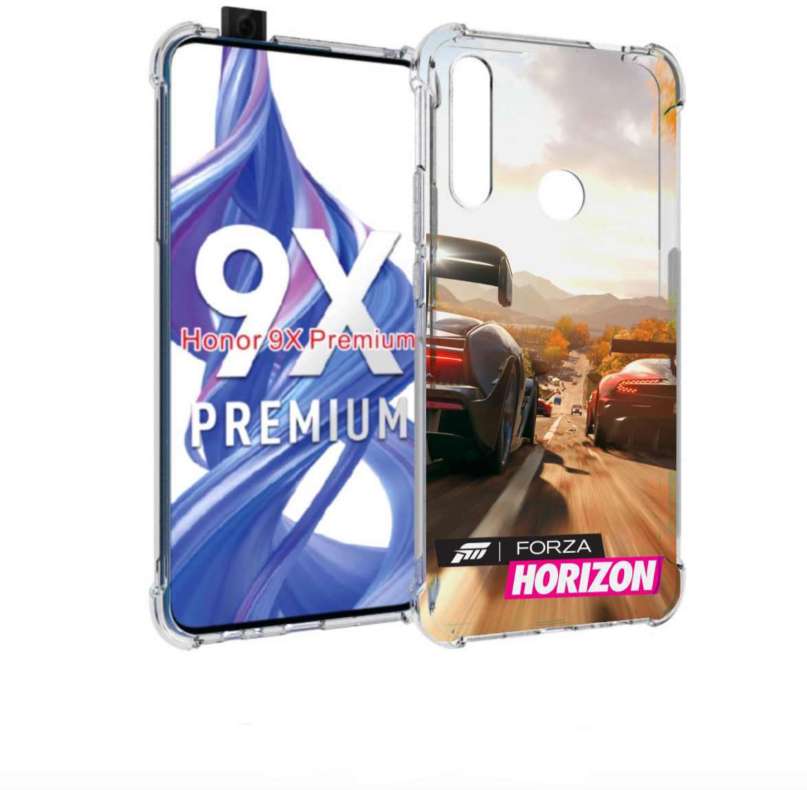 Чехол задняя-панель-накладка-бампер MyPads Forza Horizon для Honor 9X (STK-LX1)/Huawei Honor 9X Premium/Honor 9X (Russia) противоударный