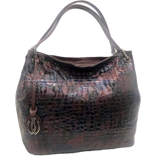 Сумка VOSTRO, фактура рельефная, бордовый