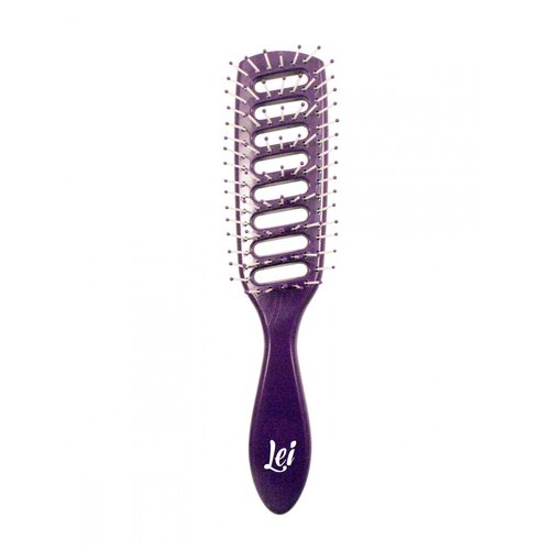 Lei расческа-гребень вентиляционная 110, 20.5 см расчёска для волос lei розовый 1 шт