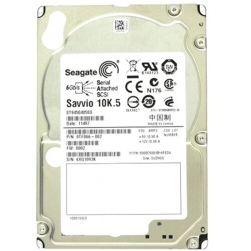 Жесткий диск Seagate 9TF066 450Gb SAS 25 HDD 1184000₽