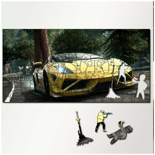 Пазл из дерева с фигурками, 230 деталей, 46х23 см игры Need For Speed Rivals - 5186