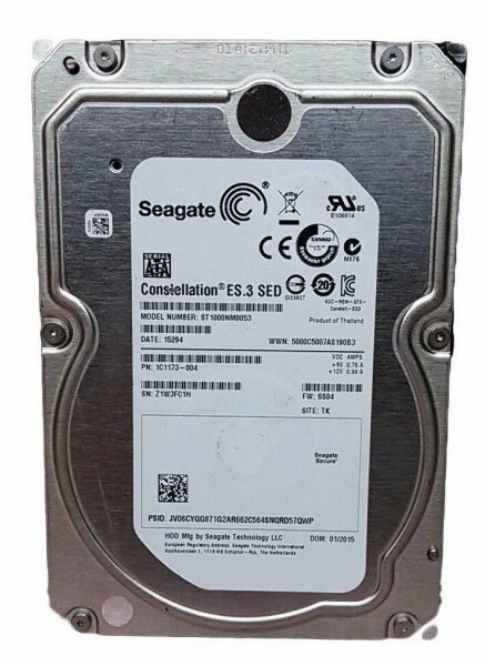 Жесткий диск Seagate ST1000NM0053 1Tb 7200 SATAIII 3.5" HDD