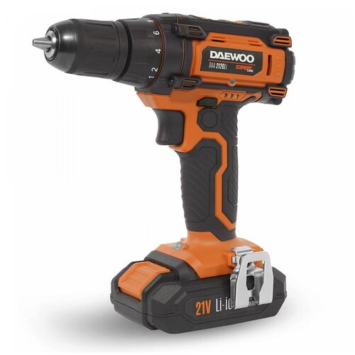 Дрель-шуруповерт аккумуляторная DAEWOO DAA 2120Li с 2 АКБ и ЗУ 21В 15Ач 899900₽