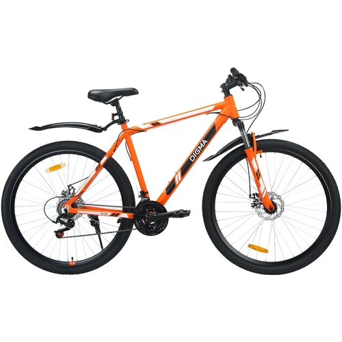 Велосипед Digma Nine горный рам:21" кол:29" оранжевый 15.44кг (NINE-29/21-AL-S-O)